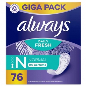 Always Slipeinlagen Fresh Normal ohne Duft GigaPack Always Slipeinlagen Fresh Normal ohne Duft GigaPack
