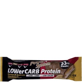Power System Proteinriegel 33%, Lower Carb Bar, Peanut Caramel Geschmack Power System Proteinriegel 33%, Lower Carb Bar, Peanut Caramel Geschmack