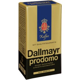 Dallmayr Prodomo gemahlener Kaffee Dallmayr Prodomo gemahlener Kaffee