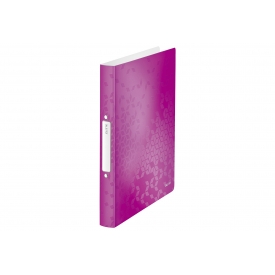 Leitz Ringbuch WOW A4 PP 2RR 25mm pink metallic Leitz Ringbuch WOW A4 PP 2RR 25mm pink metallic