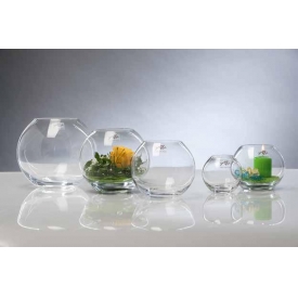 Sandra Rich Kugel-Vase Globe Glas 9,5cm Ø9cm klar Sandra Rich Kugel-Vase Globe Glas 9,5cm Ø9cm klar