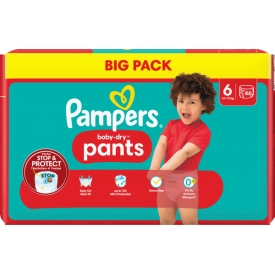 Pampers Pants Baby Dry Gr.6 Extra Large, 15+ kg, Big Pack