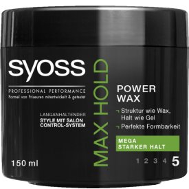 Schwarzkopf Syoss Haarwax Max Hold Power Wax Schwarzkopf Syoss Haarwax Max Hold Power Wax