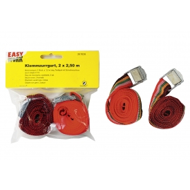 Easy Work EW Klemmzurrgurt 2 Stück, a` 2,5 m lang, Textilgurt mit Schnellverschluss - Dieser Gurt entspricht nicht der EN12195-2. Teilnehmer im Strassenverkehr benötigen wg. der Ladungssicherheit (StVO §22 und Easy Work EW Klemmzurrgurt 2 Stück, a` 2,5 m lang, Textilgurt mit Schnellverschluss - Dieser Gurt entspricht nicht der EN12195-2. Teilnehmer im Strassenverkehr benötigen wg. der Ladungssicherheit (StVO §22 und