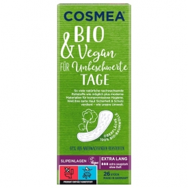 Cosmea Bio Slipeinlagen Extra Lang Cosmea Bio Slipeinlagen Extra Lang