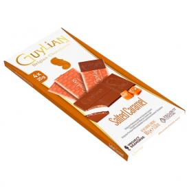 Guylian Tabletten mit Milchschokolade und gesalzenen Karamellstückchen Guylian Tabletten mit Milchschokolade und gesalzenen Karamellstückchen