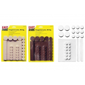 Easy Work EW Filzgleitersatz, 80-tlg. braun, grau, weiß sortiert Easy Work EW Filzgleitersatz, 80-tlg. braun, grau, weiß sortiert