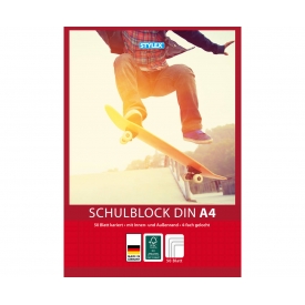 Stylex Schulblock A4, kariert Stylex Schulblock A4, kariert