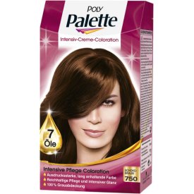 Poly Palette Dauerhafte Haarfarbe Intensiv Creme Coloration 750 schokobraun