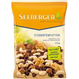 Seeberger Nuss- & Trockenfrüchtemischung, Studentenfutter Seeberger Nuss- & Trockenfrüchtemischung, Studentenfutter