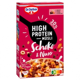 Dr. Oetker High Protein Müsli Schoko & Nuss Dr. Oetker High Protein Müsli Schoko & Nuss