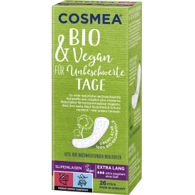 Cosmea Bio Slipeinlagen Extra Lang Cosmea Bio Slipeinlagen Extra Lang