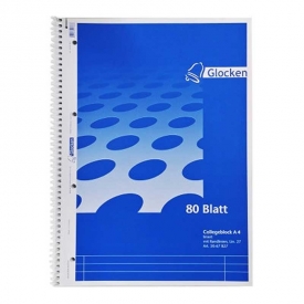 GLOCKEN Collegeblock A4 liniert Lineatur 27 80 Blatt GLOCKEN Collegeblock A4 liniert Lineatur 27 80 Blatt