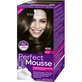 Schwarzkopf Perfect Mousse Dauerhafte Haarfarbe Schaumcoloration 400 Dunkelbraun