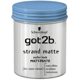 Got2b Haarwax strand matte, Surfer Look Matt-Paste Got2b Haarwax strand matte, Surfer Look Matt-Paste