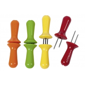 Zyliss Maiskolbenhalter farbig sortiert 8Stück auf Karte