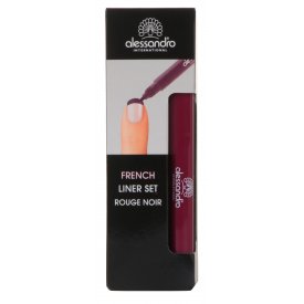 Alessandro Nagellack French Liner Set Rouge Noir Alessandro Nagellack French Liner Set Rouge Noir