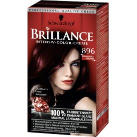 Schwarzkopf Brillance Dauerhafte Haarfarbe Intensiv-Color-Creme 896 Schwarzrot Organdi Schwarzkopf Brillance Dauerhafte Haarfarbe Intensiv-Color-Creme 896 Schwarzrot Organdi