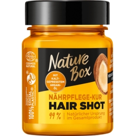 Nature Box Haarkur Hair Shot Nährpflege mit Arganöl Nature Box Haarkur Hair Shot Nährpflege mit Arganöl