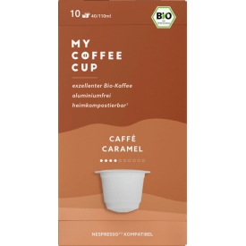 My-CoffeeCup Kaffeekapseln, Caramel, kompostierbar My-CoffeeCup Kaffeekapseln, Caramel, kompostierbar