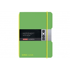 Herlitz Notizheft my.book flex PP A6 40 Blatt kariert hellgrün