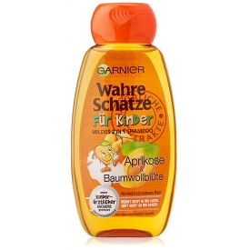 Garnier wahre Schätze Mildes 2in1 Kindershampoo Aprikose & Baumwollblüte Garnier wahre Schätze Mildes 2in1 Kindershampoo Aprikose & Baumwollblüte
