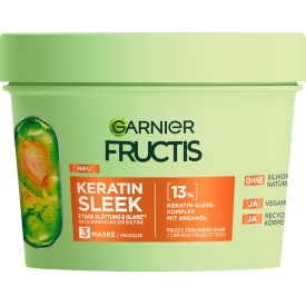 Garnier Fructis Haarmaske Keratin Sleek, Anti-Frizz Kur Garnier Fructis Haarmaske Keratin Sleek, Anti-Frizz Kur