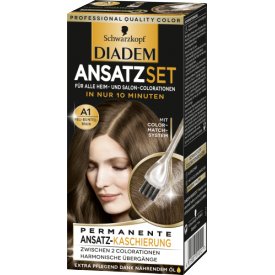 Schwarzkopf Diadem Ansatzset Hellbraun Stufe A1 Schwarzkopf Diadem Ansatzset Hellbraun Stufe A1