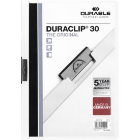 Durable Klemmmappe Duraclip 30 weiß Durable Klemmmappe Duraclip 30 weiß