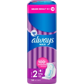 Always Damenbinden Maxi Long mit Flügeln Always Damenbinden Maxi Long mit Flügeln