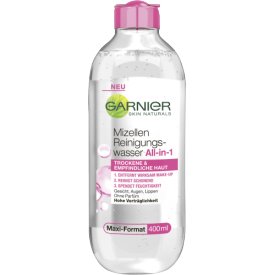 Garnier Gesichtswasser Mizellen Reinigungswasser für trockene & empfindliche Haut