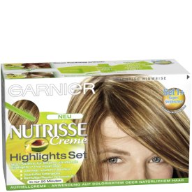 Garnier Nutrisse Highlights-Set Strähnchen Hellblond 1+ Garnier Nutrisse Highlights-Set Strähnchen Hellblond 1+