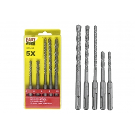 Easy Work EW SDS Hammerbohrersatz, 5-tlg, 6,8x 110, 6,8,10x 160mm Easy Work EW SDS Hammerbohrersatz, 5-tlg, 6,8x 110, 6,8,10x 160mm