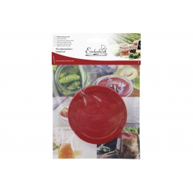 Dosen-zentrale Silikondeckel Einkochwelt Ø80mm rot Dosen-zentrale Silikondeckel Einkochwelt Ø80mm rot