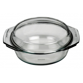 Bohemia Cristal Schüssel rund mit flachem Deckel 2,5 l Bohemia Cristal Schüssel rund mit flachem Deckel 2,5 l