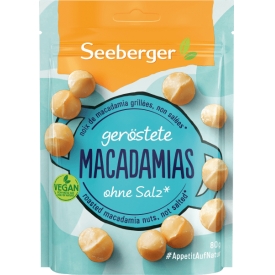 Seeberger Macadamias, geröstet Seeberger Macadamias, geröstet
