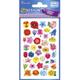 Avery Zweckform CRE Flower Sticker kl Blüten Papier 3Bg 54304 Avery Zweckform CRE Flower Sticker kl Blüten Papier 3Bg 54304