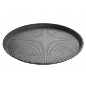 Aps Serviertablett Gastro Fiberglas Ø35,5cm schwarz
