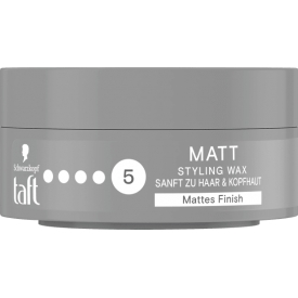 Schwarzkopf Taft Haargel MATT WAX Halt 5 Schwarzkopf Taft Haargel MATT WAX Halt 5