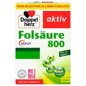 Doppelherz Folsäure 800 + B6 + B12 + C + E Doppelherz Folsäure 800 + B6 + B12 + C + E
