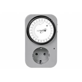 Heitech Tages-Zeitschaltuhr mit Kinderschutz mechanisch Heitech Tages-Zeitschaltuhr mit Kinderschutz mechanisch