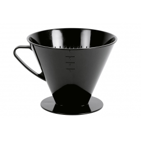 Wüllner & Kaiser Kaffeehandfilter 1x6 mit 2 Löchern schwarz Wüllner & Kaiser Kaffeehandfilter 1x6 mit 2 Löchern schwarz