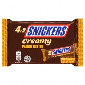 Snickers Erdnuss-Karamell-Schokoriegel creamy Snickers Erdnuss-Karamell-Schokoriegel creamy