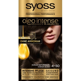 Syoss Oleo Intense Haarfarbe kühles Naturbraun 4-50, 1 Stk Syoss Oleo Intense Haarfarbe kühles Naturbraun 4-50, 1 Stk