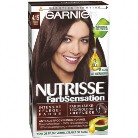 Garnier Dauerhafte Haarfabe Nutrisse Farbsensation 4.15 Tiramisu Garnier Dauerhafte Haarfabe Nutrisse Farbsensation 4.15 Tiramisu