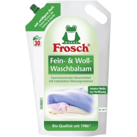 Frosch Flüssigwaschmittel Fein & Wollwasch Balsam 1,8l Frosch Flüssigwaschmittel Fein & Wollwasch Balsam 1,8l