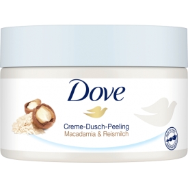 Dove Körperpeeling mit Macadamia- und Reis-Milch