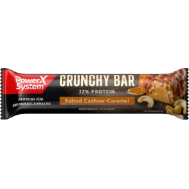 Power System Protein-Riegel, Crunchy Bar, Salted Cashew-Karamell Power System Protein-Riegel, Crunchy Bar, Salted Cashew-Karamell