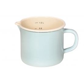 Karl Krüger Milchtopf mit Ausguss und Innenskalierung Ø12cm mint