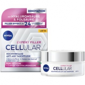 Nivea Filler Cellular Hochwirksame Anti-Age Tagespflege LSF 15 Nivea Filler Cellular Hochwirksame Anti-Age Tagespflege LSF 15